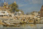 Edwin Lord Weeks Temples and Bathing Ghat at Benares Spain oil painting artist